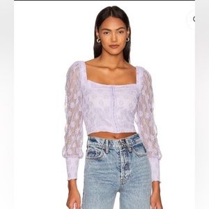REVOLVE: Steve Madden x BB Dakota Top in Lavender (Small) **NEW - with tags.**
